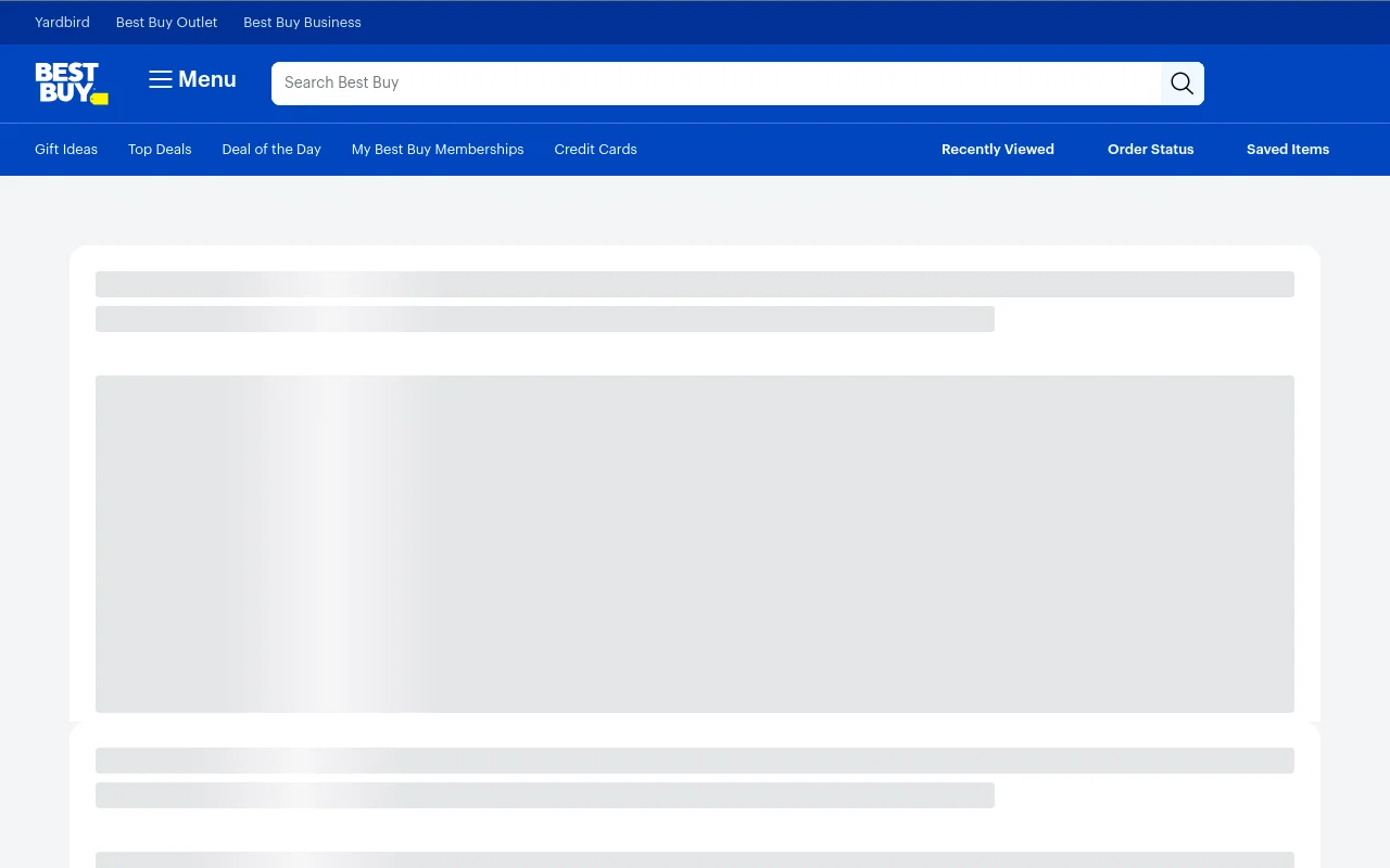 Best Buy screenshot